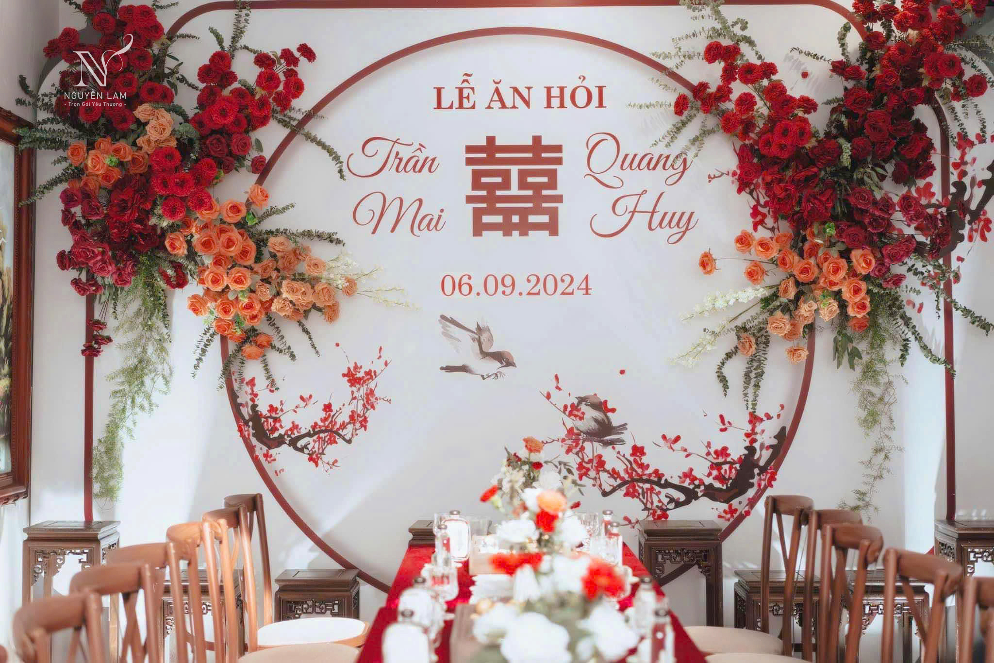 Trang trí gia tiên tiệc cưới Phan Thiết - Bình Thuận